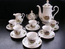 Coffee set hunting Mary Anne 363 15 Piece