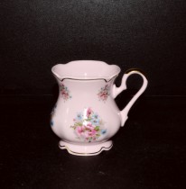 Mug Mary Anne 013 pink porcelain, 0.25 l doll