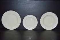 A set of plates Bernadotte, color ivory / Bern Yvor 18 pcs.