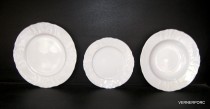 A set of plates Bernadotte white 18 piece.