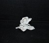 Porcelain rose flower, 8 cm