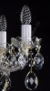 Crystal Chandelier 2 storey 6 +6 arm 24L121CL12 68x60cm plated chain