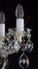 Chandelier Crystal 5 arms 21L09026CL5 55x43cm plated chain