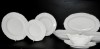 Porcelain tableware Bernadotte white 26 pcs.