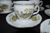 Cup and saucer Bernadotte 6pcs, hunting porcelain, 0.24l. 160 mm.