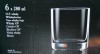 Whiskey and rum glasses 280ml. 6pcs. Barline glasses.