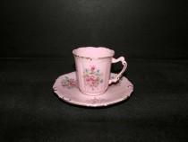 Cup and saucer Amis 013 0.15 ml. pink