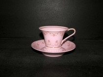 Cup with saucer 0.20 L. Svetlana 158 pink