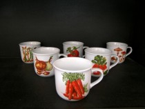 Mug 0.65 l cooker vegetables 6pcs.