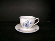 Cup and saucer forget-me-jumbo 0.4 liter