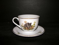 Cup and saucer Jumbo Boar 0.4 l