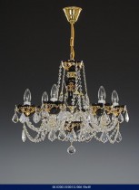 6 arm chandelier Enamel 02001/00511/006 59 * 49