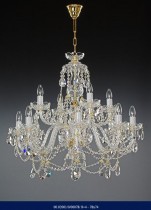 8 +4 Chandelier crystal arm   02001/00078/8+4 78*74