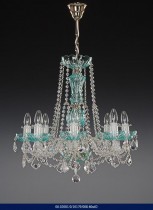 Color crystal chandelier 8 arm 02001/10179/008 60 * 62