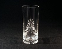 Glass cut crystal bows long drink 350 ml. 6 pcs