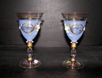 GLASS HIGH ENEMAL BLUE 2pcs. 200ml.