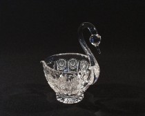 CRYSTAL CUT SWAN 35018/57001/114  11cm.