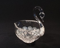 CRYSTAL CUT SWAN 35024/57001/130 13cm.