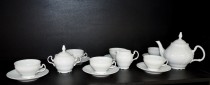 Tea Set Bernadotte white 15 pcs.