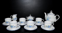 Tea set forget-me-nots, shape Verona 15 pieces