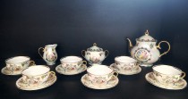 Tea set Verona 15 pcs, porcelain listr 3 graces
