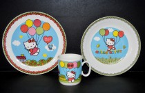 A baby kit, decor "Hello Kitty" 3 piece.