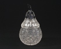 Jar with lid pear shape 50317/57001/140, 14cm