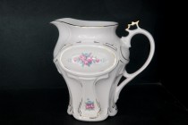 Jug 1.5l. pink porcelain
