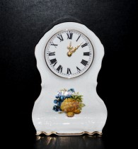 Bernadotte fruit mantel clock, 20cm