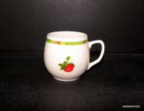 Mug Banak 0.3 l fruit decor, ivory.