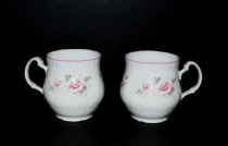 Mug Jonáš, Bernadotte porcelain, rose decor 2 pcs.