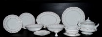 Dining service Sonata, decor 158, white.