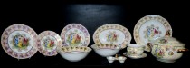 Dining set Verona, porcelain 3 graces 25 pieces