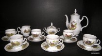 Coffee set Bernadotte hunting 15pcs.