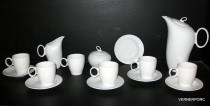 Future Coffee Set 15 pieces white.