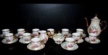 Coffee set Ofelia listr rose 12 personal