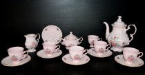 Coffee Set Sonata 013 pink, 15 pcs.