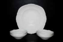 Compote set Bernadotte White 7 Piece.