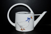 Garden watering can, goose porcelain 1.7 l.