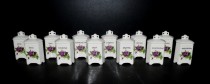 Spices decor purple rose, set of spices 12 pcs