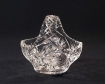 Cut crystal basket 96027/26008/180, 18cm