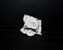 Porcelain rose flower, 8 cm