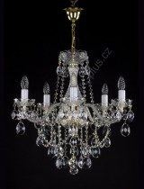 5-arm Chandelier 18L097CL5 58x57cm plated chain