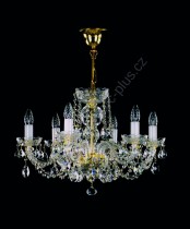 Chandelier 6 arms 22L117CL6 60x48cm plated chain