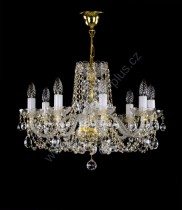 Crystal Chandelier 8 arms 23L116CL8 59x43cm plated chain