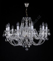 Exclusive Crystal Chandelier 10 arms 12L049CE10nikl 75x52cm nickel chain