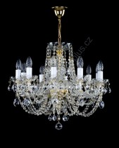 Exclusive Crystal Chandelier 10 arms 6L10040CE10 60x52cm plated chain