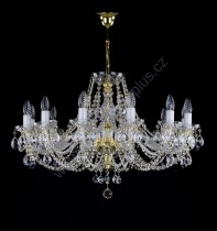 Exclusive Crystal Chandelier 12 arms 7L045CE12 77x47cm plated chain