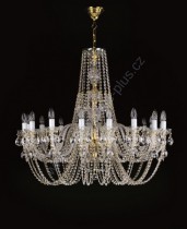 Exclusive Crystal Chandelier 16 arms 11L038CE16 100x84cm plated chain