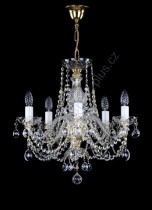 Chandelier Exclusive 5-spoke 1L048CE5 49x46cm plated chain